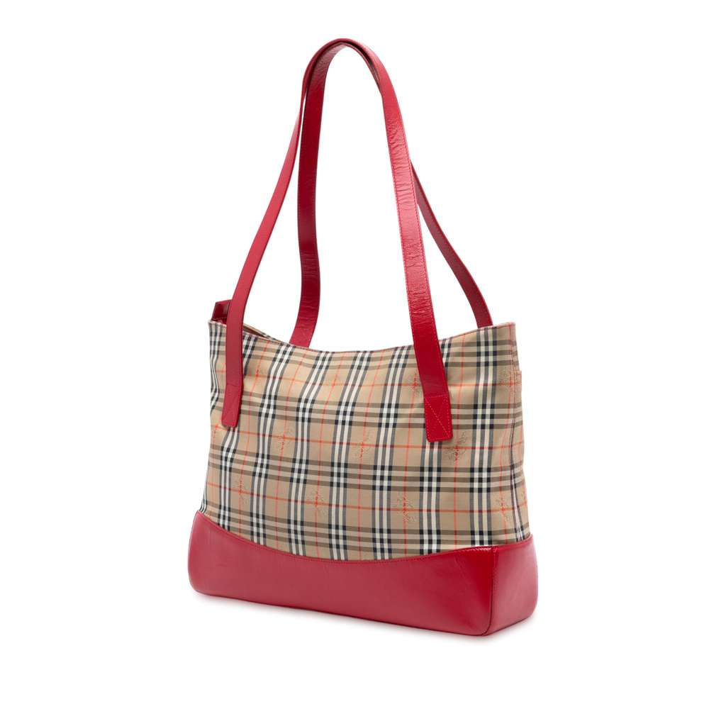 Burberry Haymarket Check Canvas Tote - 2