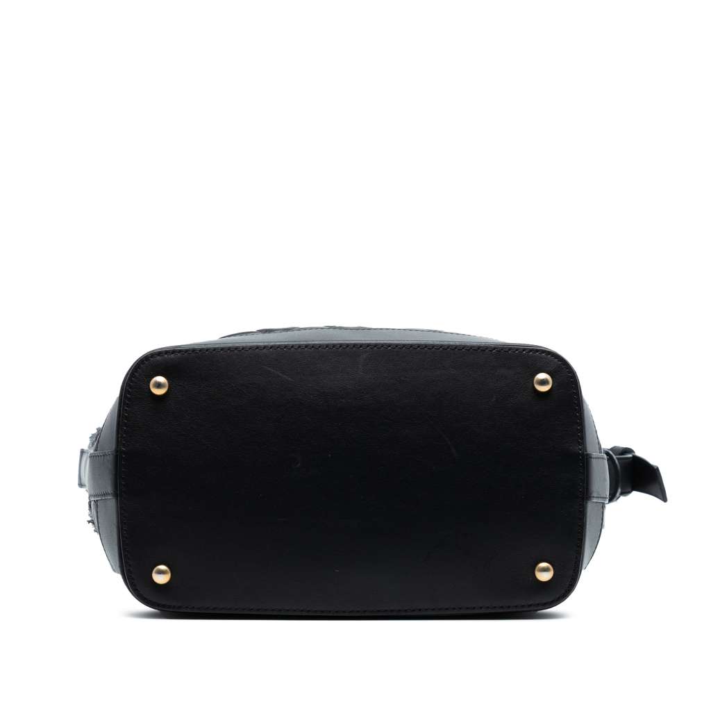 Chanel Quilted Aged Calfskin and Tweed Casual Style Hobo - 3