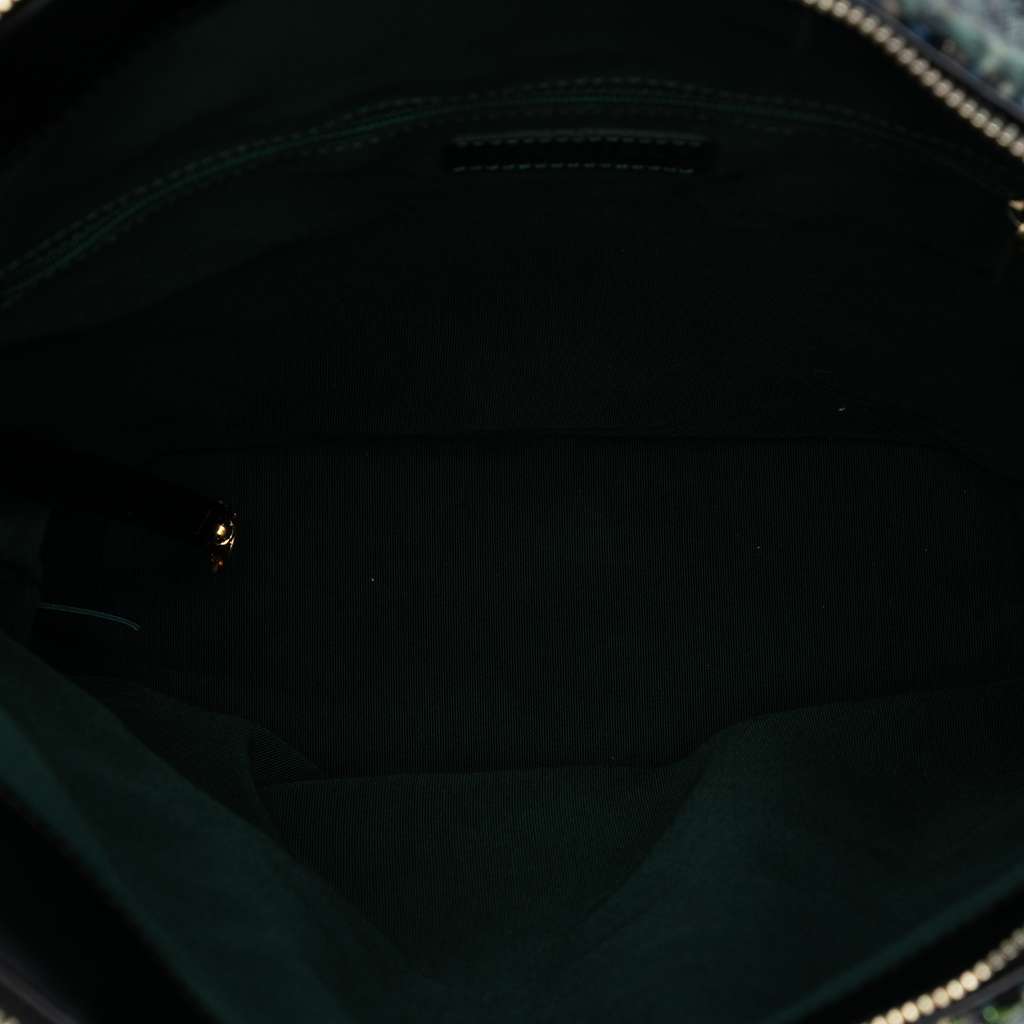 Chanel Quilted Aged Calfskin and Tweed Casual Style Hobo - 4