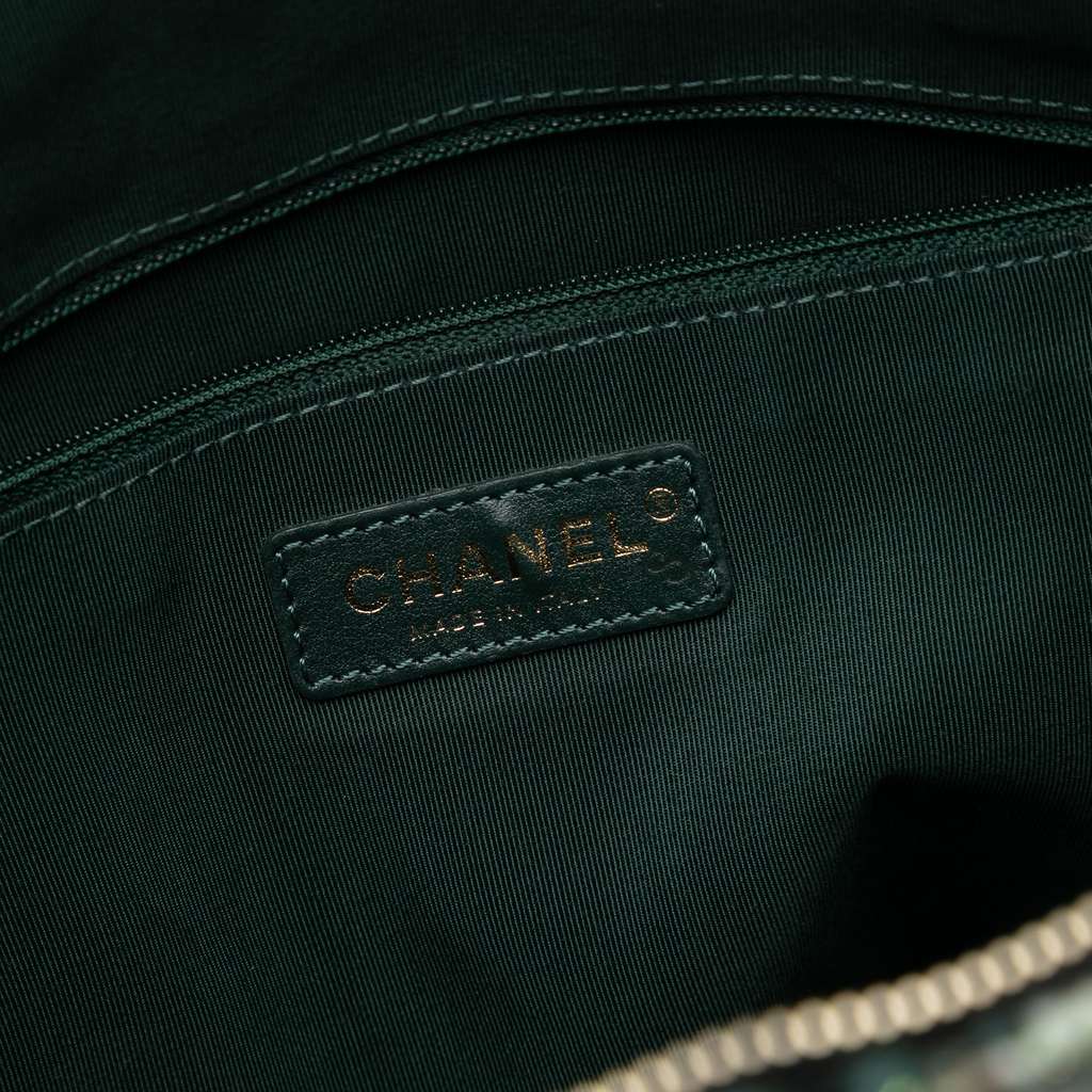 Chanel Quilted Aged Calfskin and Tweed Casual Style Hobo - 5