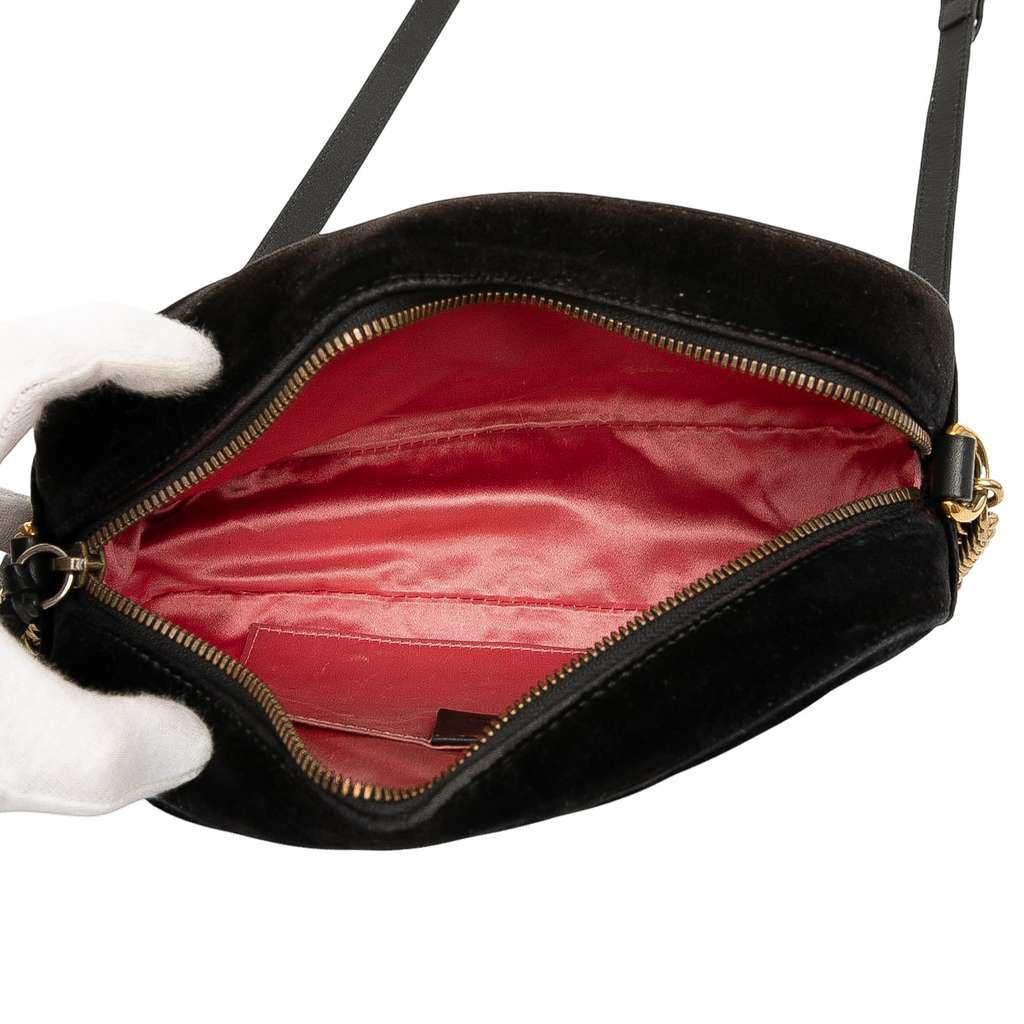 Gucci Small GG Marmont Matelasse Velvet Crossbody - 4