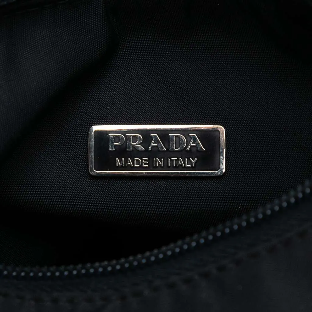 Prada Mini Tessuto Sport Shoulder Bag Black Good - Box View