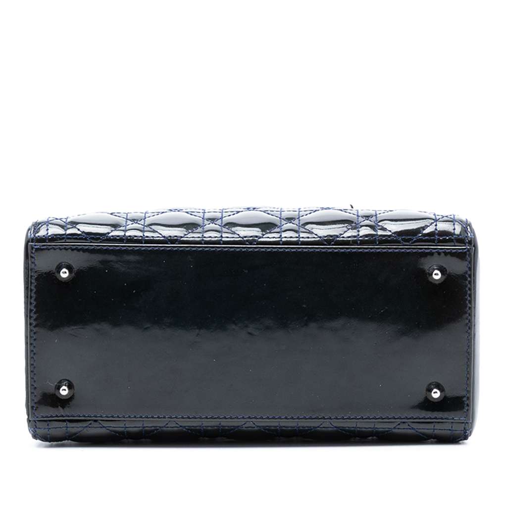 Dior Medium Patent Cannage Lady Dior - 3