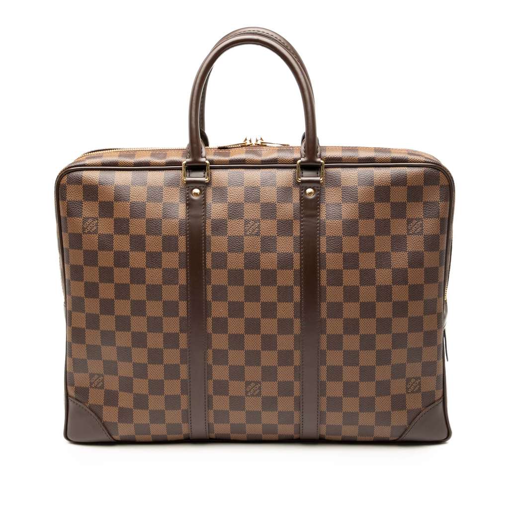 Louis Vuitton Damier Ebene Porte Documents Voyage PM