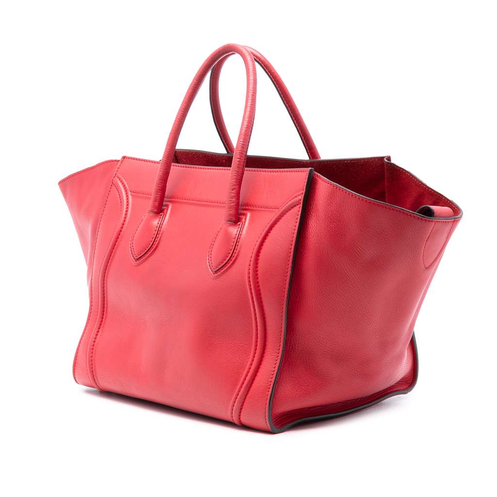 Celine Medium Leather Phantom Luggage Tote - 2