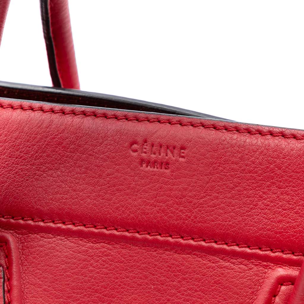 Celine Medium Leather Phantom Luggage Tote - 5