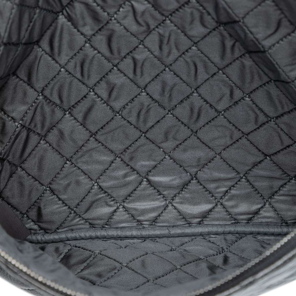 Chanel Large Quilted Iridescent Patent O Case Clutch - 4