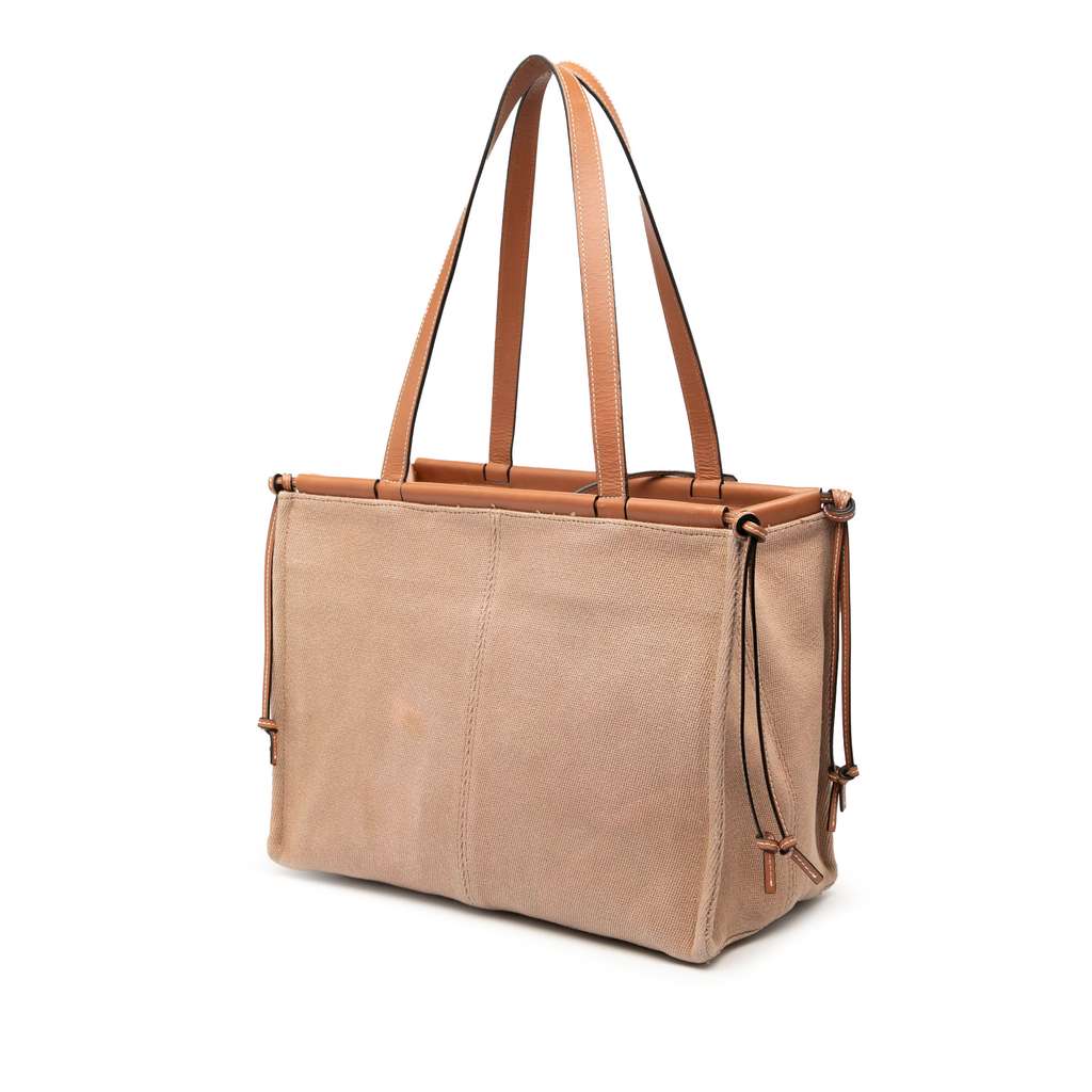 Loewe Small Canvas Cushion Tote - 2
