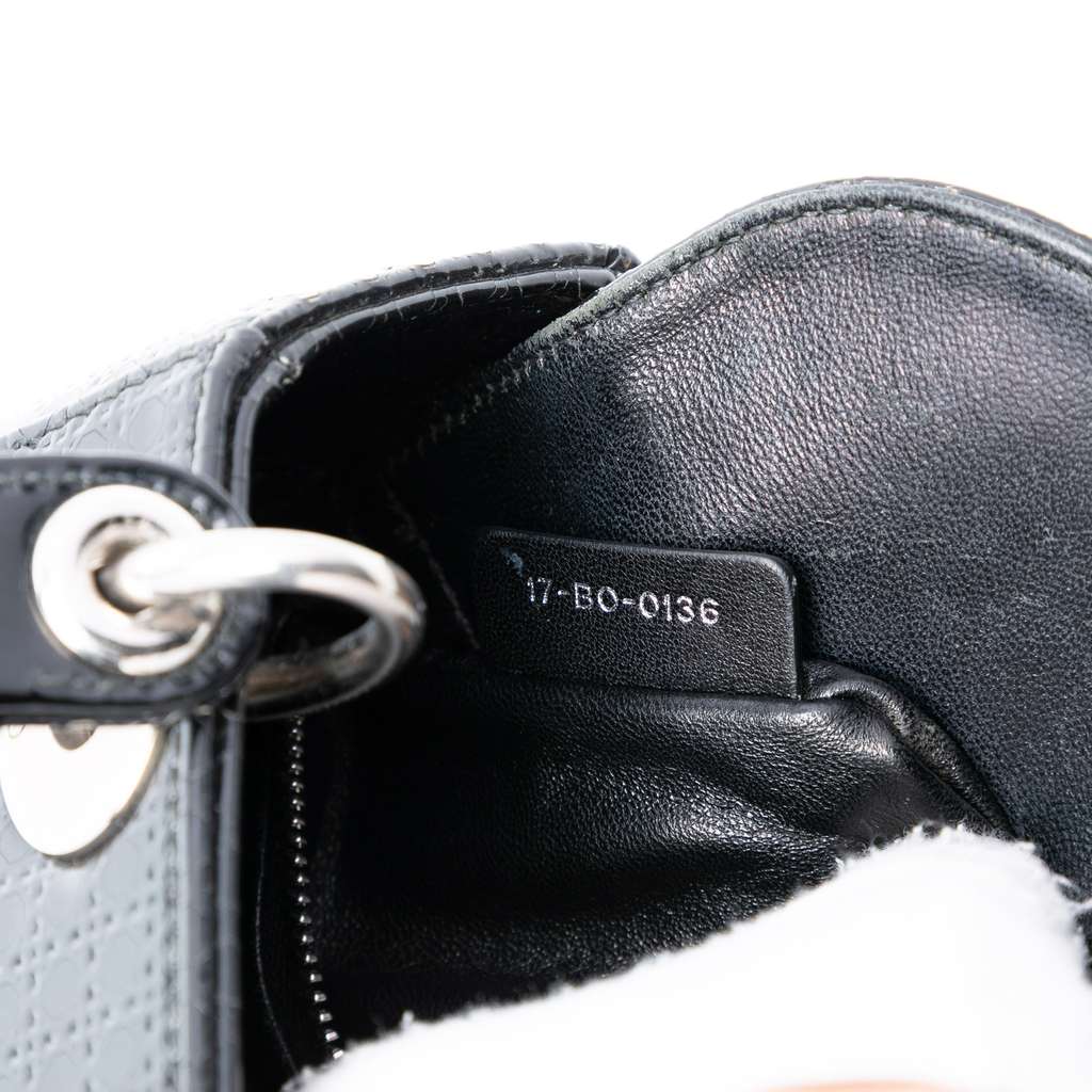 Dior Mini Metallic Patent Microcannage Lady Dior - 5