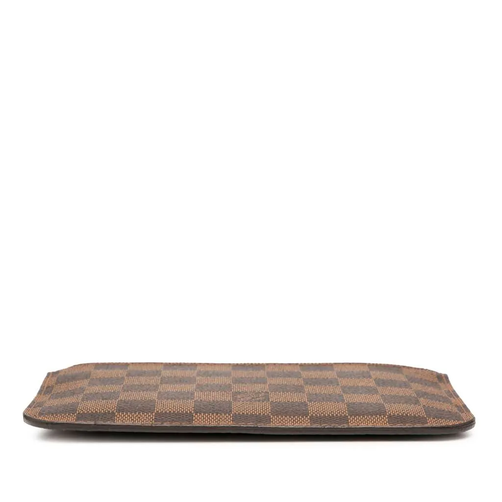 Louis Vuitton Damier Ebene Neverfull PM Pouch Brown Very good - Inside View