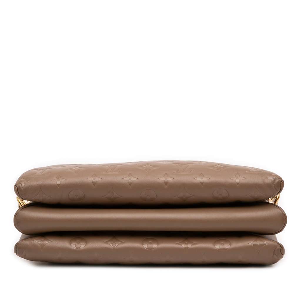 Louis Vuitton Monogram Embossed Puffy Lambskin Coussin MM - 3