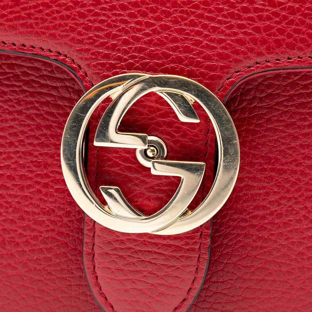 Gucci Small Dollar Calfskin Interlocking G Crossbody - 5