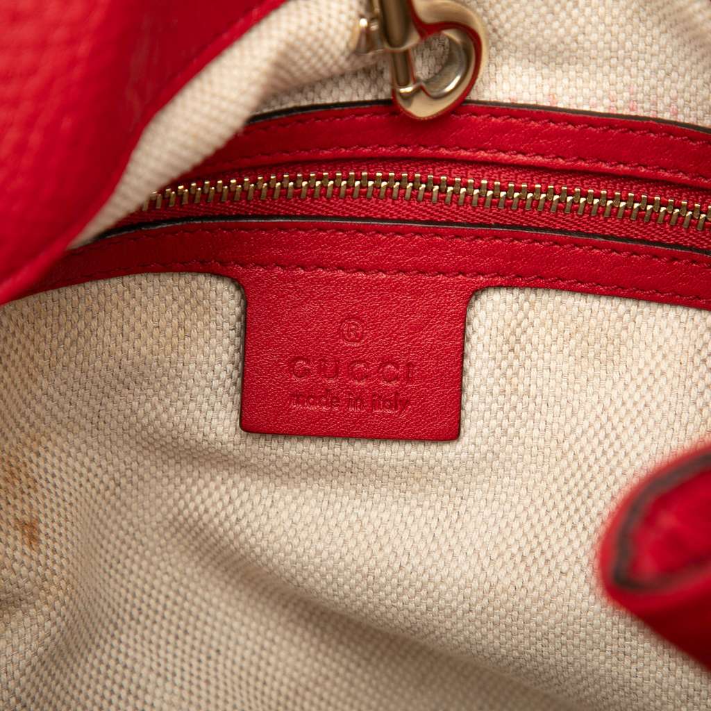 Gucci Medium Leather Soho Chain Tote - 5