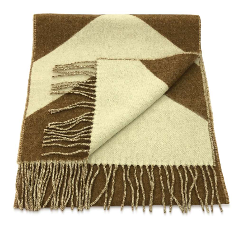 Hermès Cashmere Casaque Chevron Scarf - 2