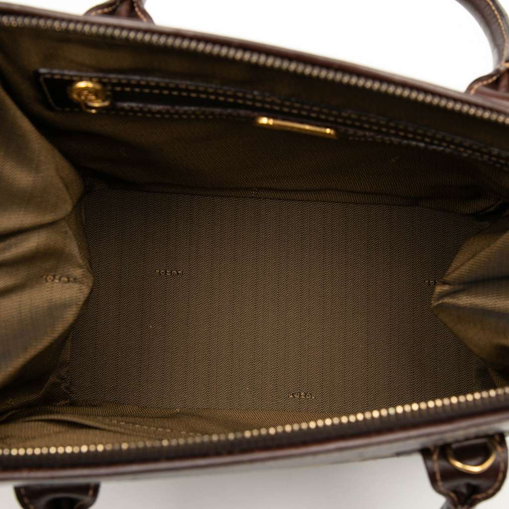 Fendi Zucca Canvas Satchel - 4