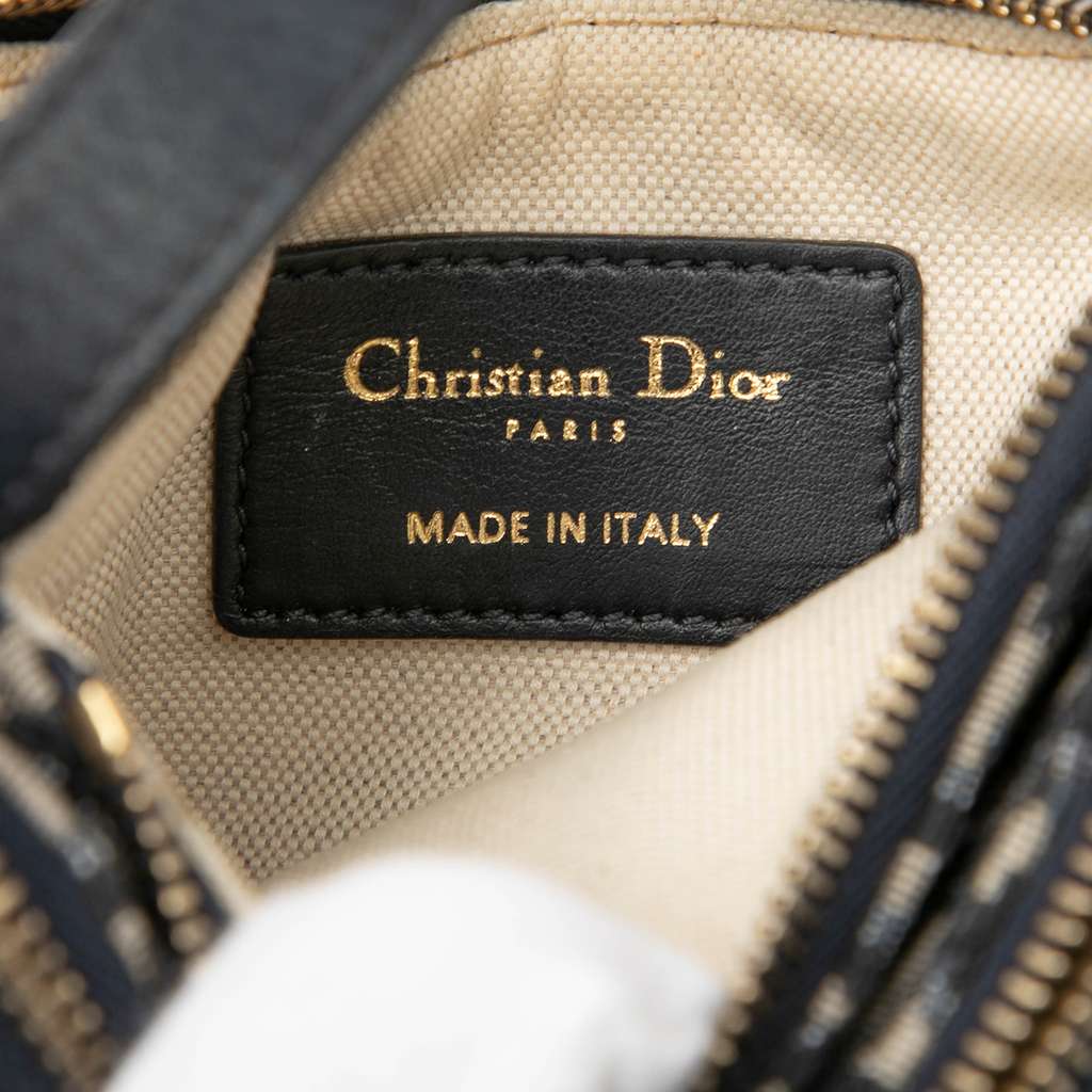 Dior Oblique Canvas Saddle Triple Zip Crossbody - 5