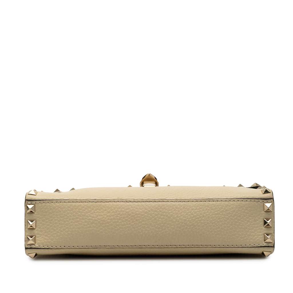 Valentino Small Grainy Calfskin Rockstud Flap Crossbody - 3