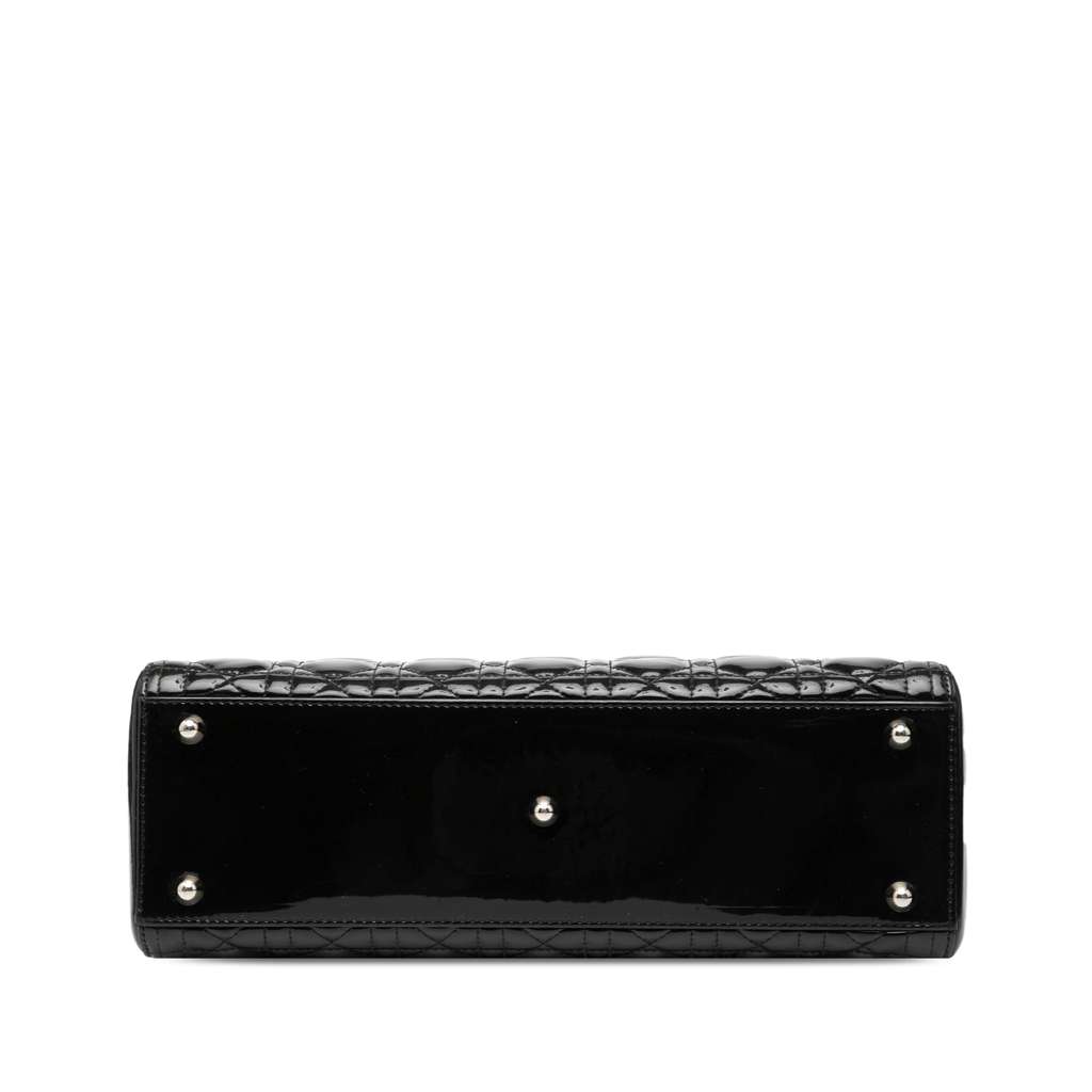 Dior Large Patent Cannage Lady Dior - 3