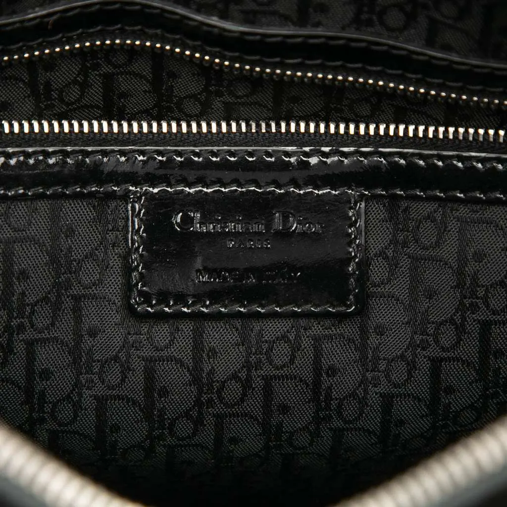Dior Large Patent Cannage Lady Dior Black Leather Very good - Box View