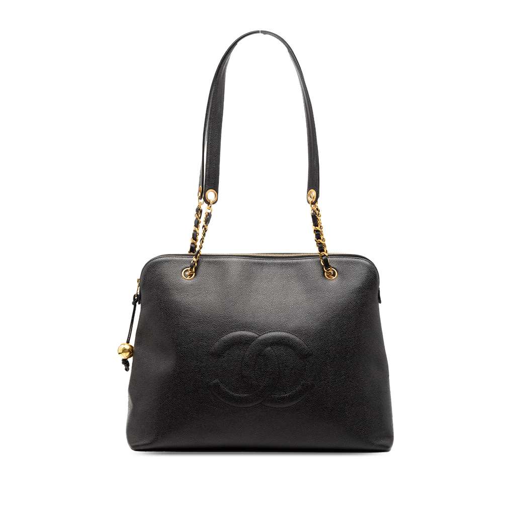 Chanel CC Caviar Shoulder Bag
