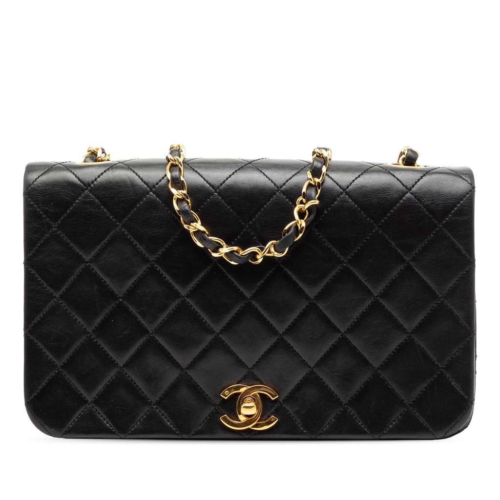 Chanel Medium Quilted Lambskin Full Flap