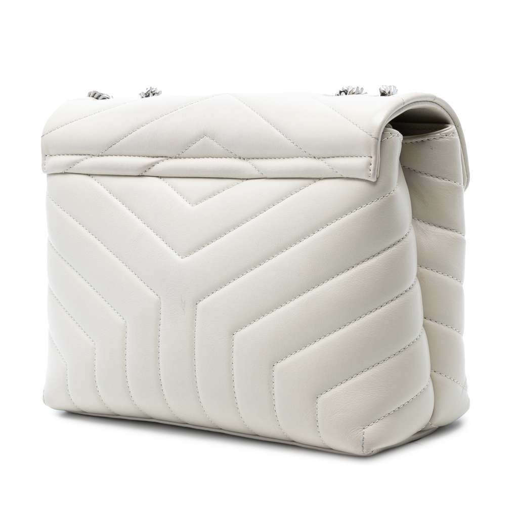 Saint Laurent Small Calfskin Monogram LouLou Shoulder Bag - 2