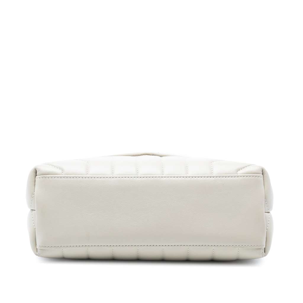 Saint Laurent Small Calfskin Monogram LouLou Shoulder Bag - 3