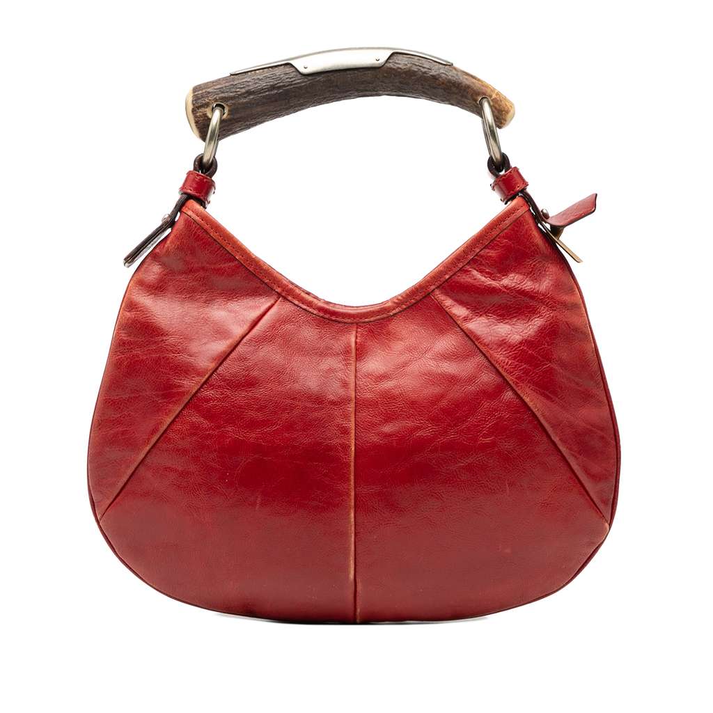 Saint Laurent Mini Leather Mombasa Hobo