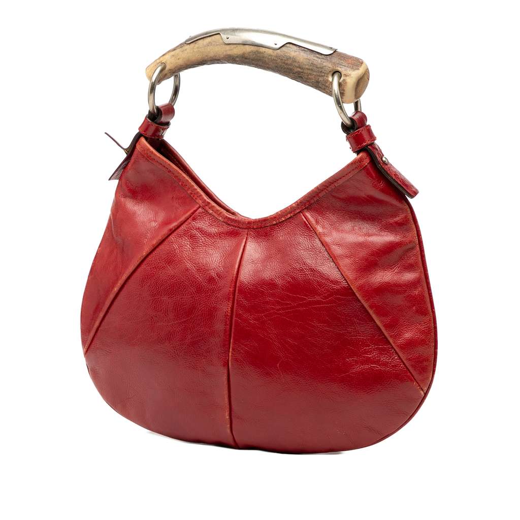 Saint Laurent Mini Leather Mombasa Hobo - 2