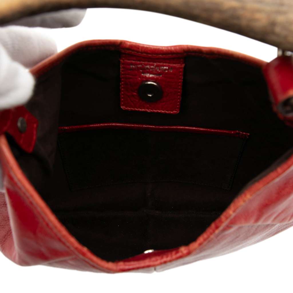 Saint Laurent Mini Leather Mombasa Hobo - 4