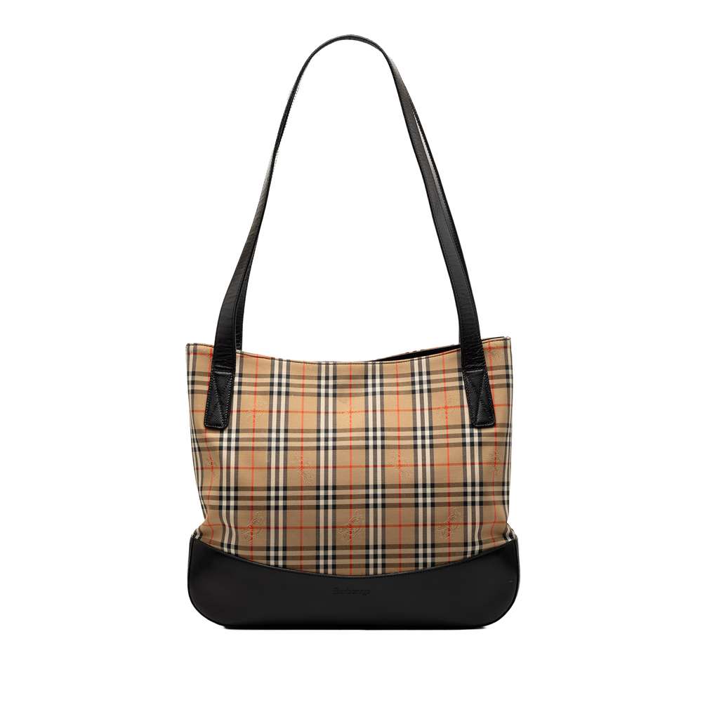 Burberry Haymarket Check Canvas Tote