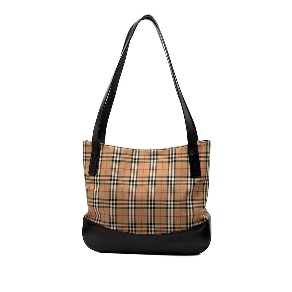 Burberry Haymarket Check Canvas Tote - 2
