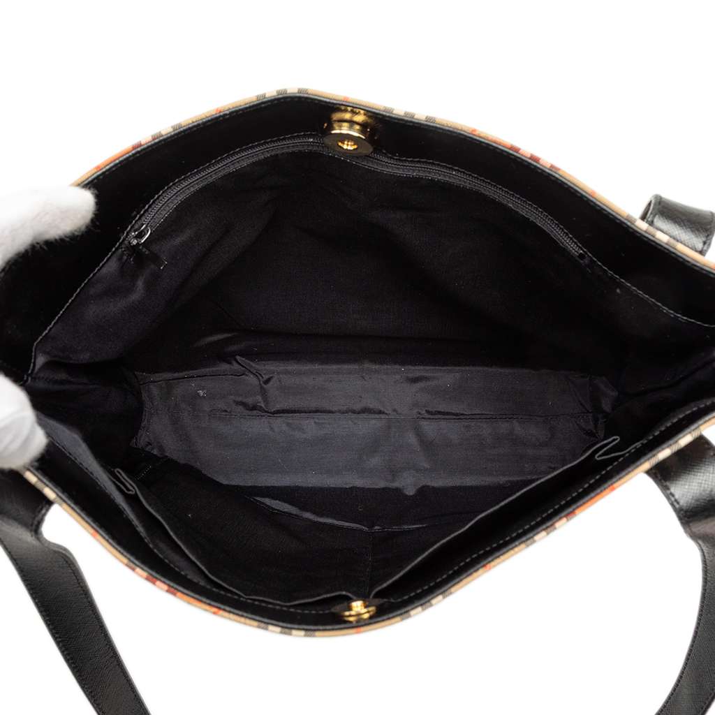 Burberry Haymarket Check Canvas Tote - 4