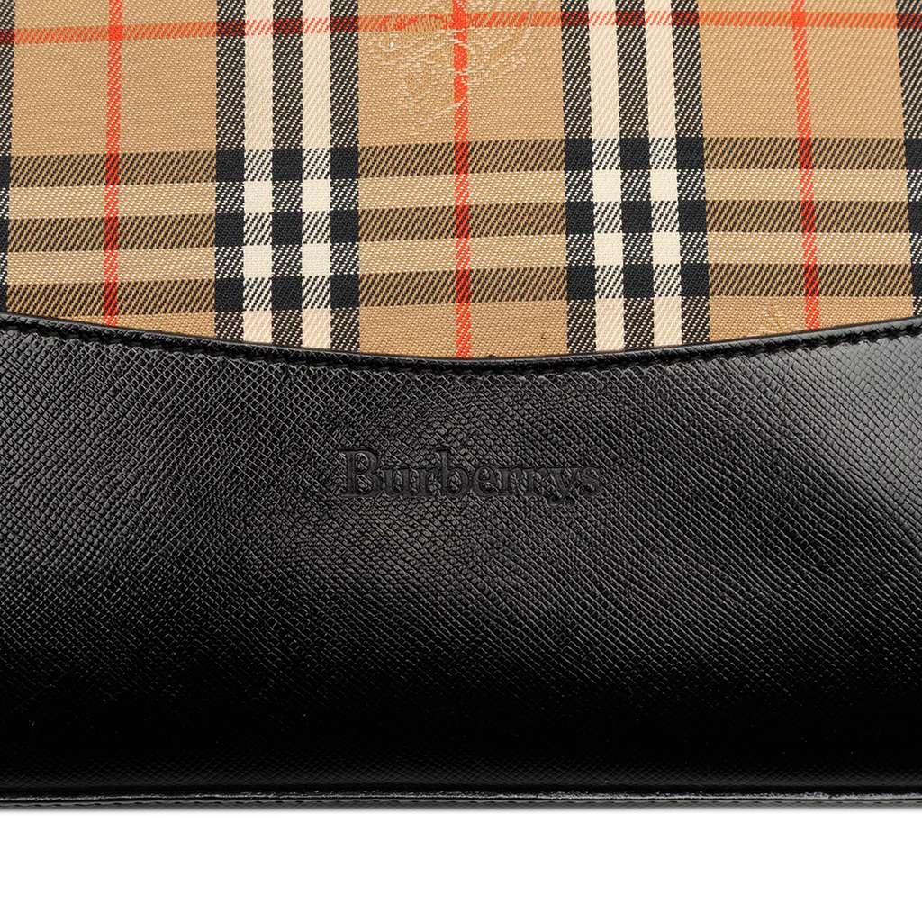 Burberry Haymarket Check Canvas Tote - 5