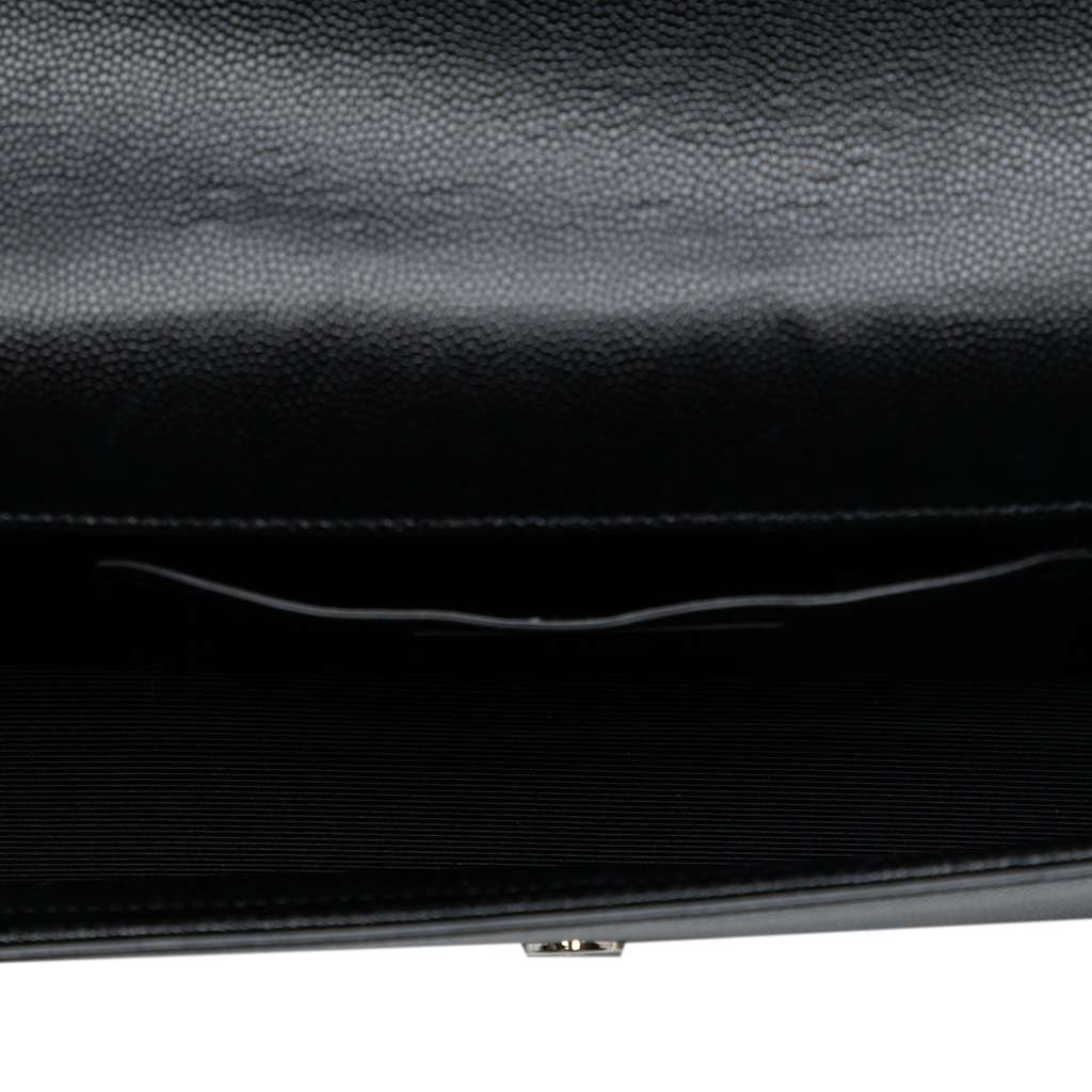 Saint Laurent Grain De Poudre Studded Monogram Kate Clutch - 4