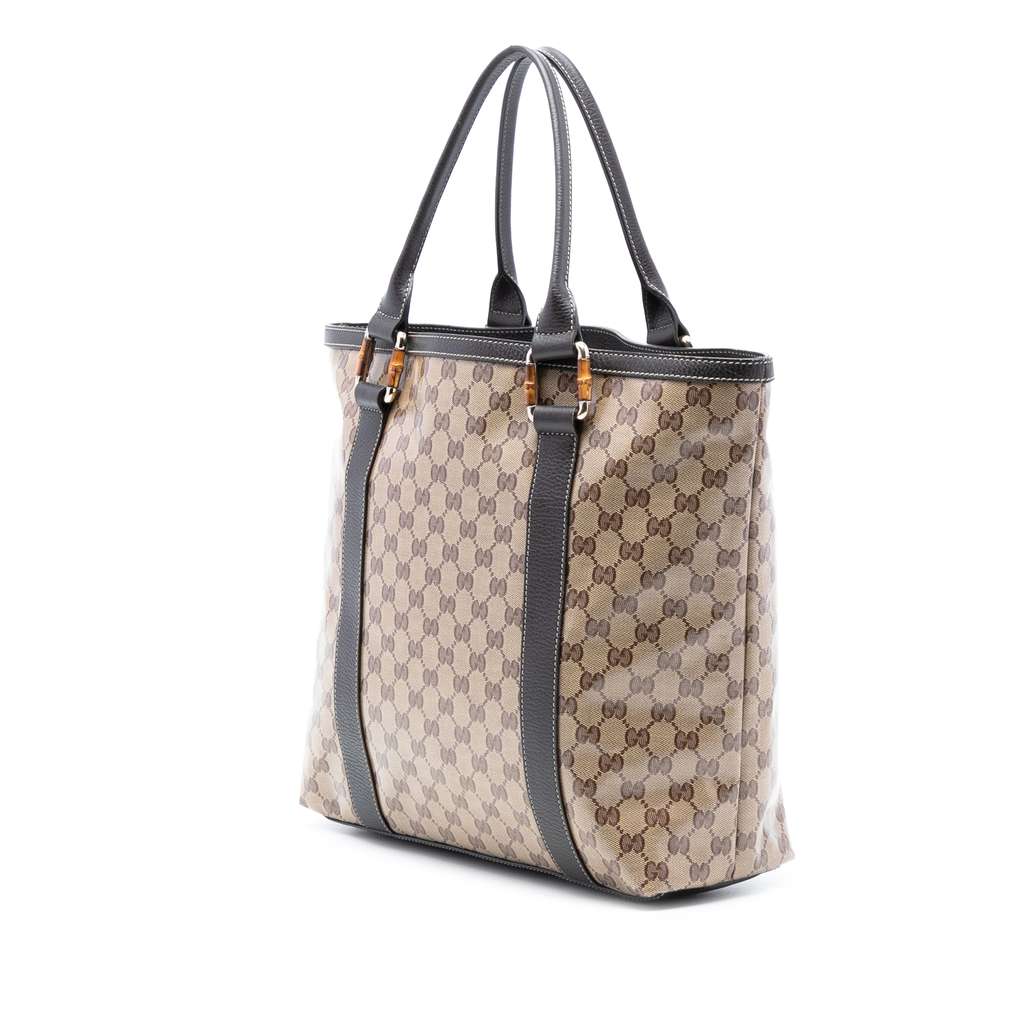 Gucci GG Crystal Bamboo Shopper Tote - 2