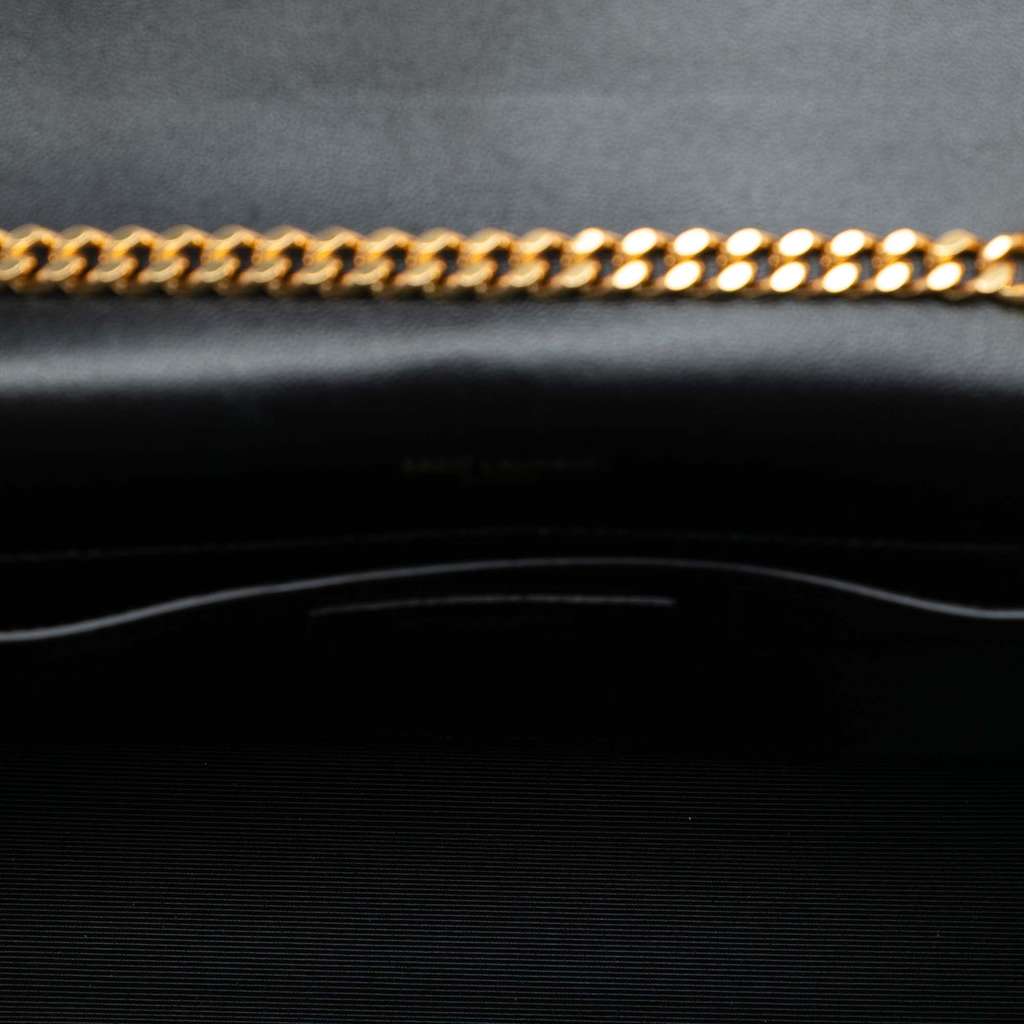 Saint Laurent Medium Leather Monogram Kate Jewel Stud Crossbody - 4