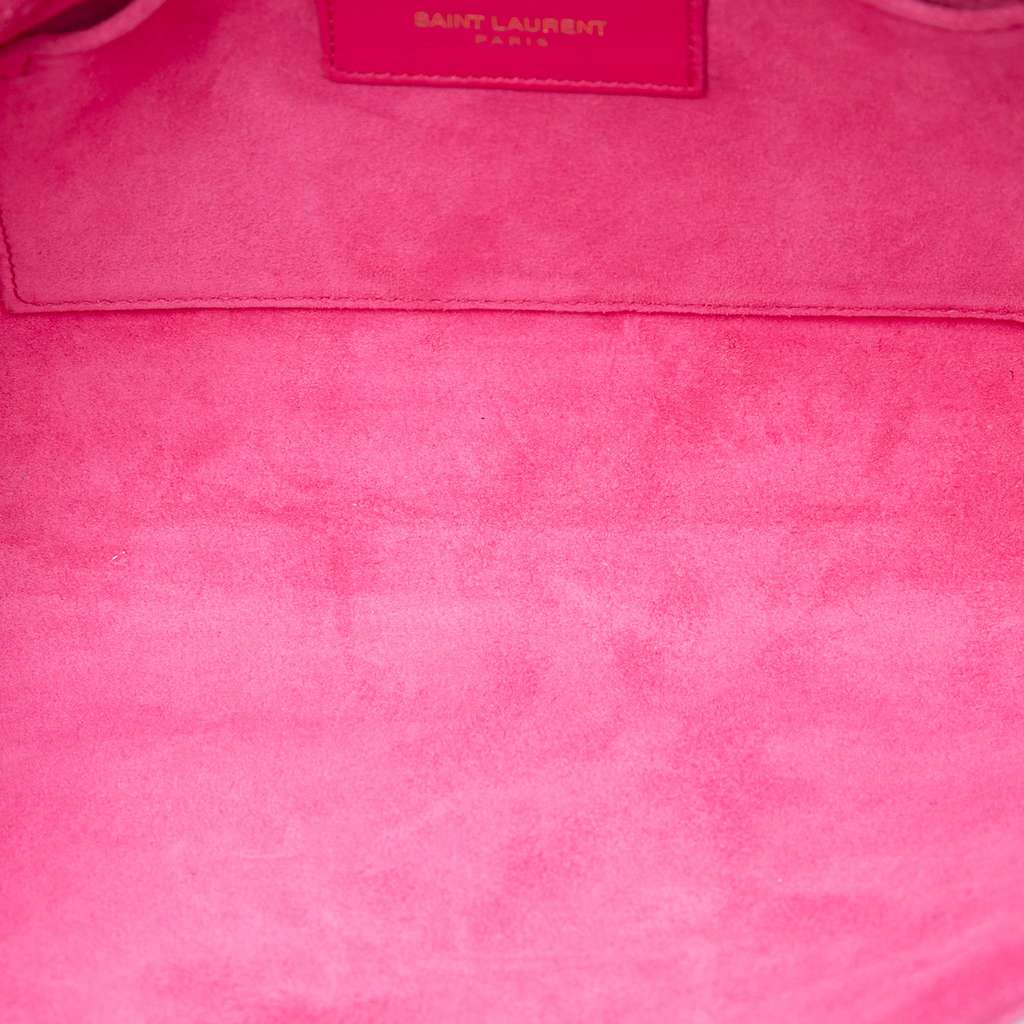 Saint Laurent Leather Chyc Ligne Clutch - 4