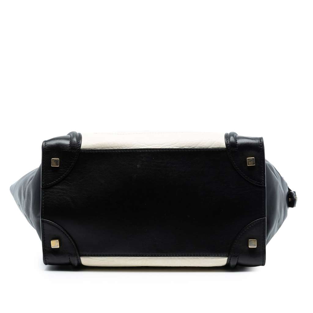 Celine Mini Bicolor Calfskin Luggage Tote - 3