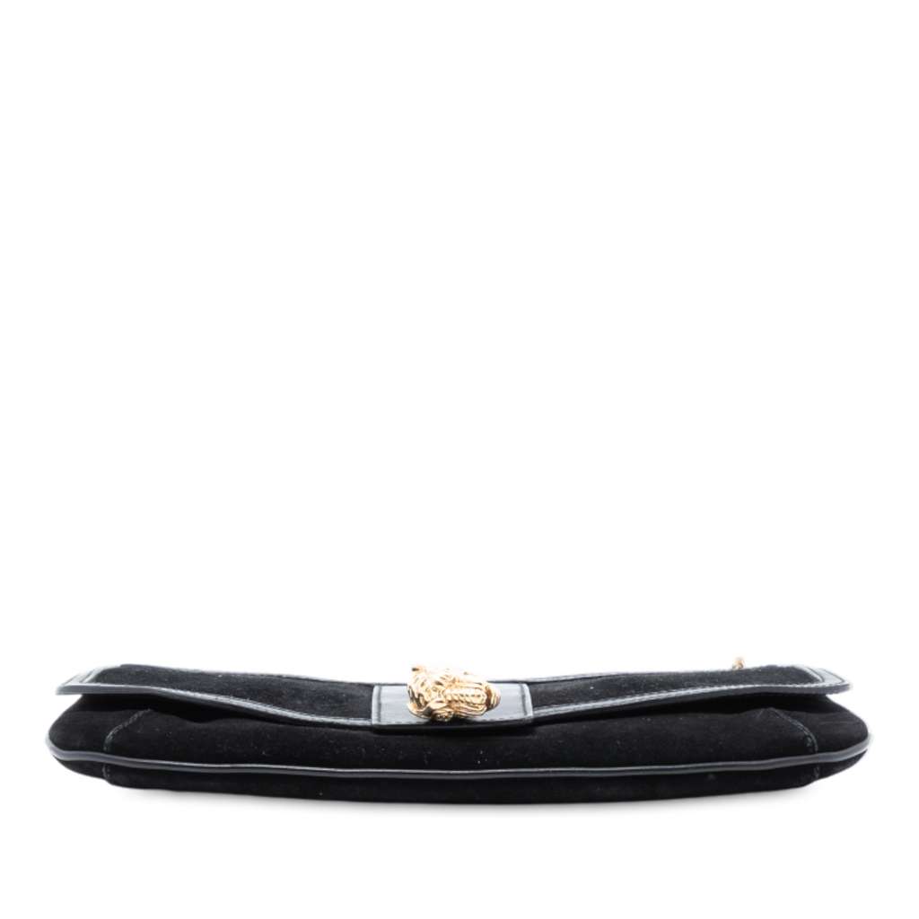 Gucci Suede Tiger Head Crossbody - 3