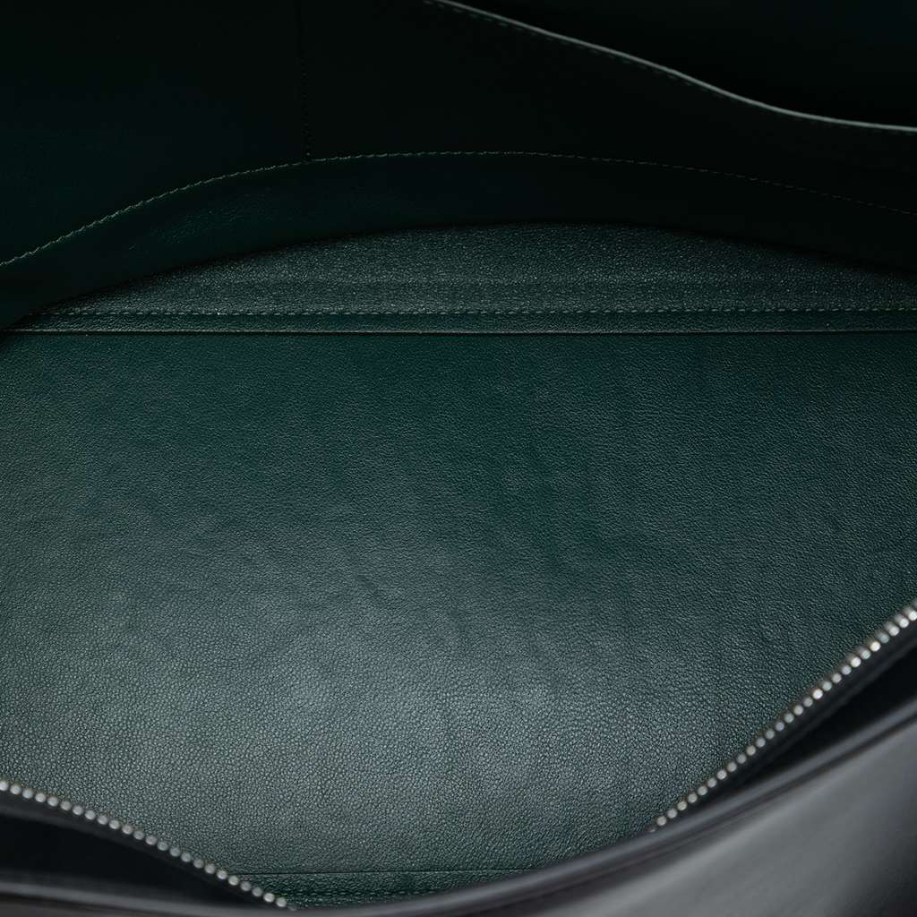 Celine Medium Tricolor Calfskin and Ponyhair Trapeze Satchel - 4