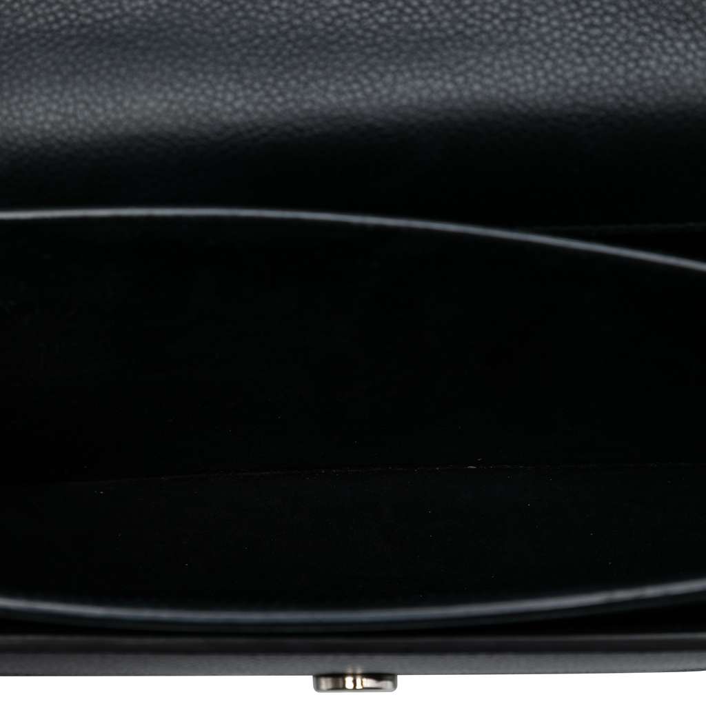 Saint Laurent Medium Grained Calfskin Monogram Sunset Crossbody - 4