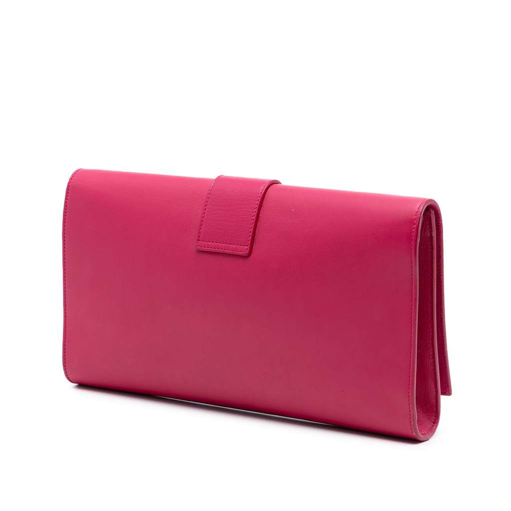 Saint Laurent Leather Chyc Ligne Clutch - 2