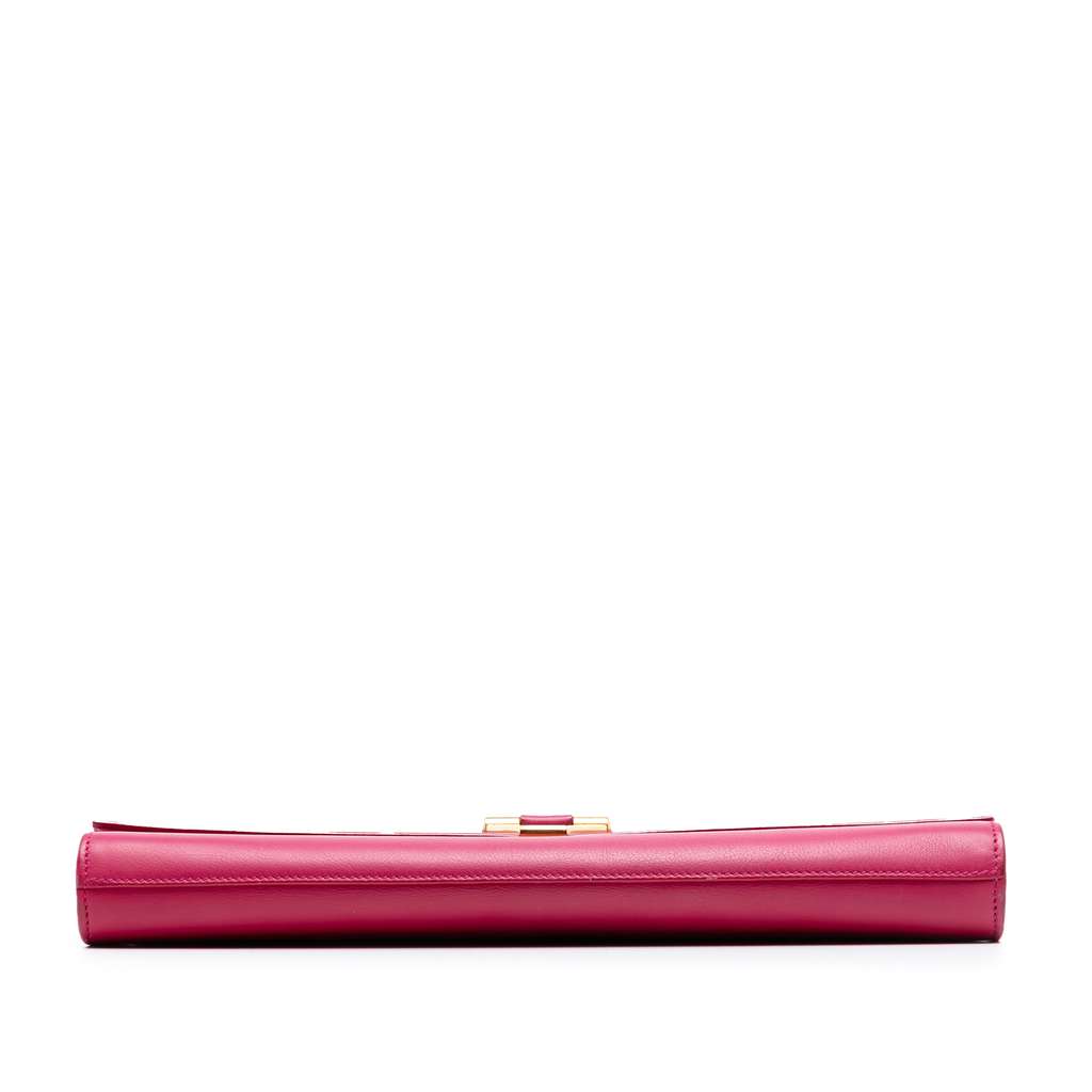Saint Laurent Leather Chyc Ligne Clutch - 3