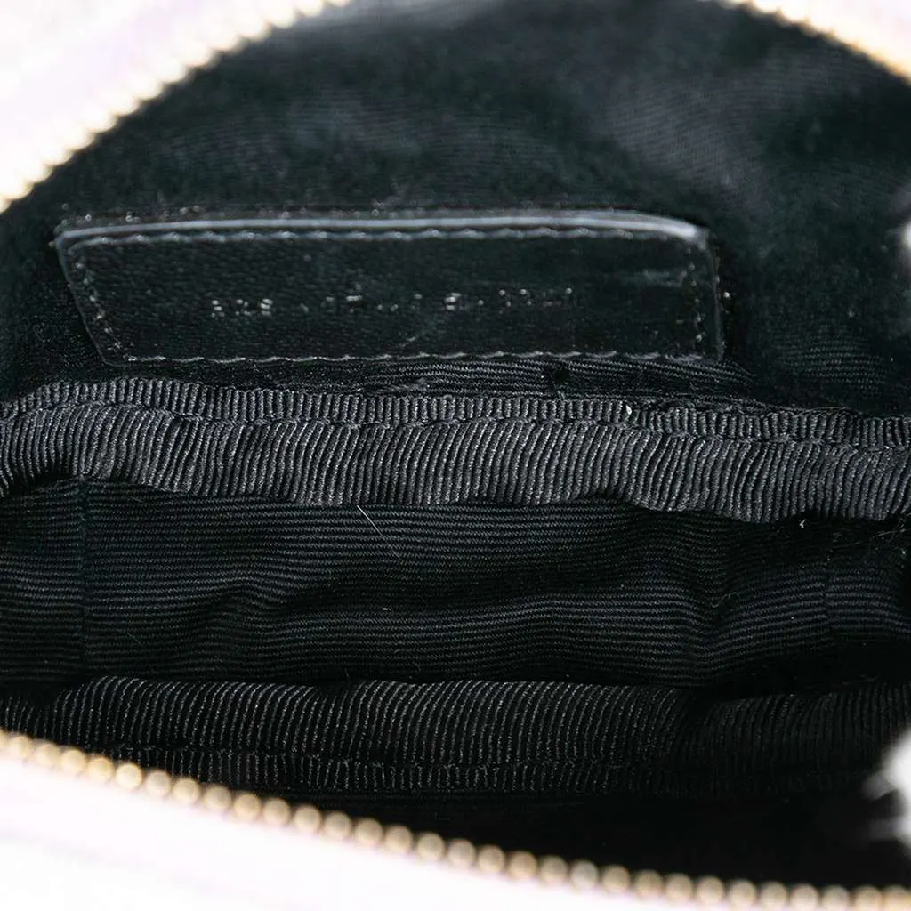Saint Laurent Baby Matelasse Denim Monogram Lou Camera Bag Purple Denim Very good - Model View