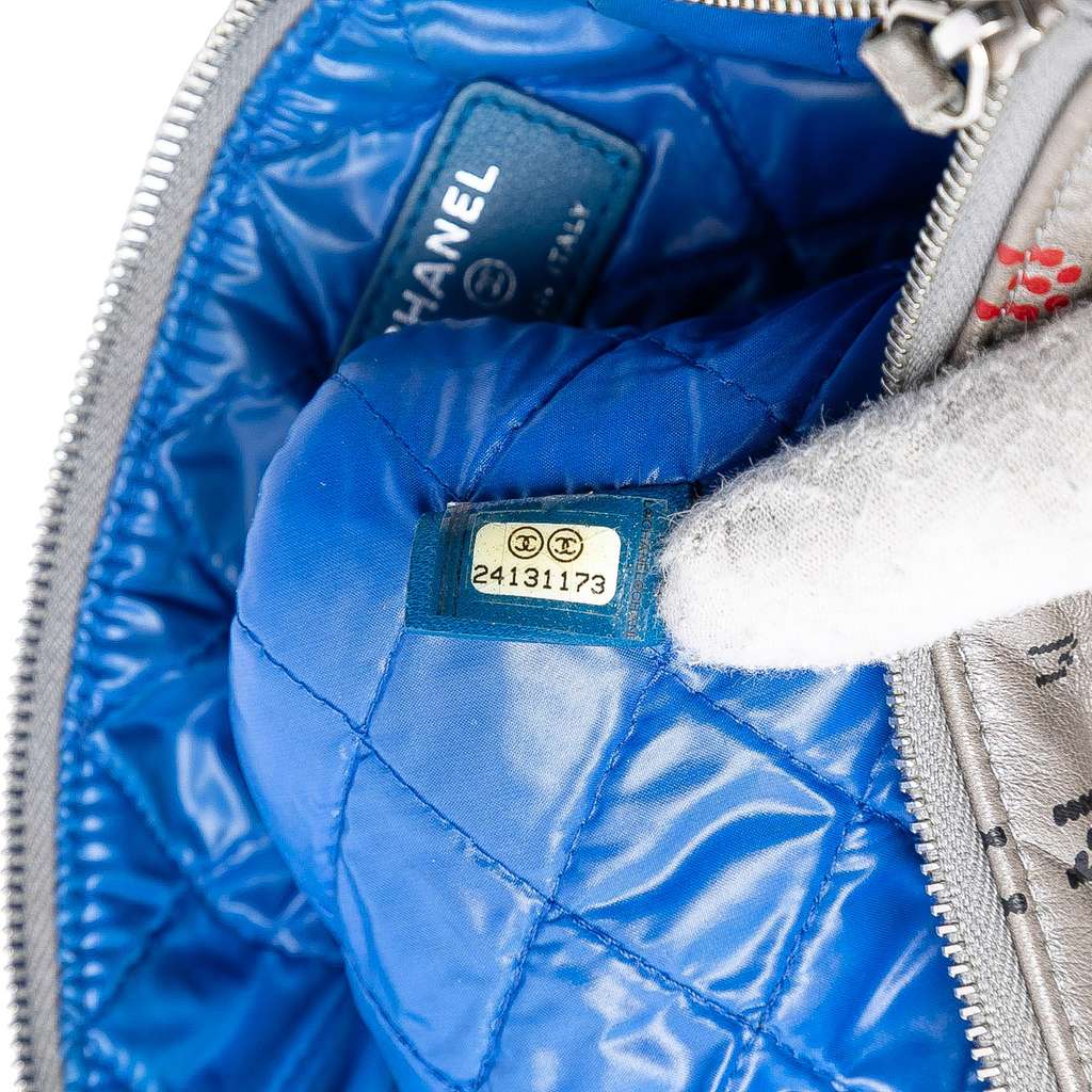 Chanel Medium Quilted Lambskin Data Center O Case Clutch - 5