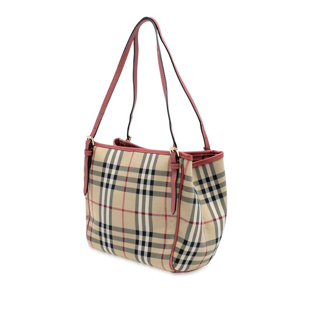 Burberry Small Haymarket Check Canvas Canterbury Tote - 2