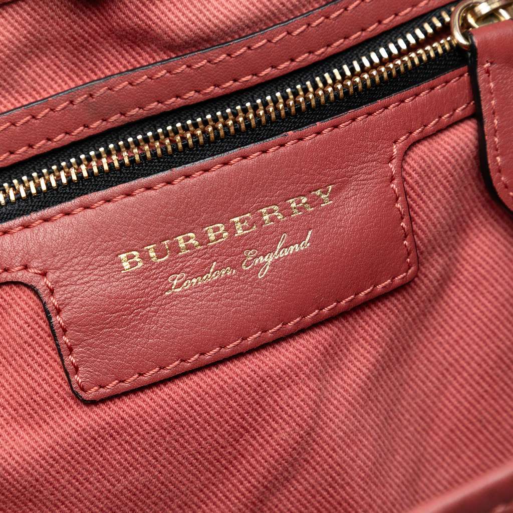 Burberry Small Haymarket Check Canvas Canterbury Tote - 5