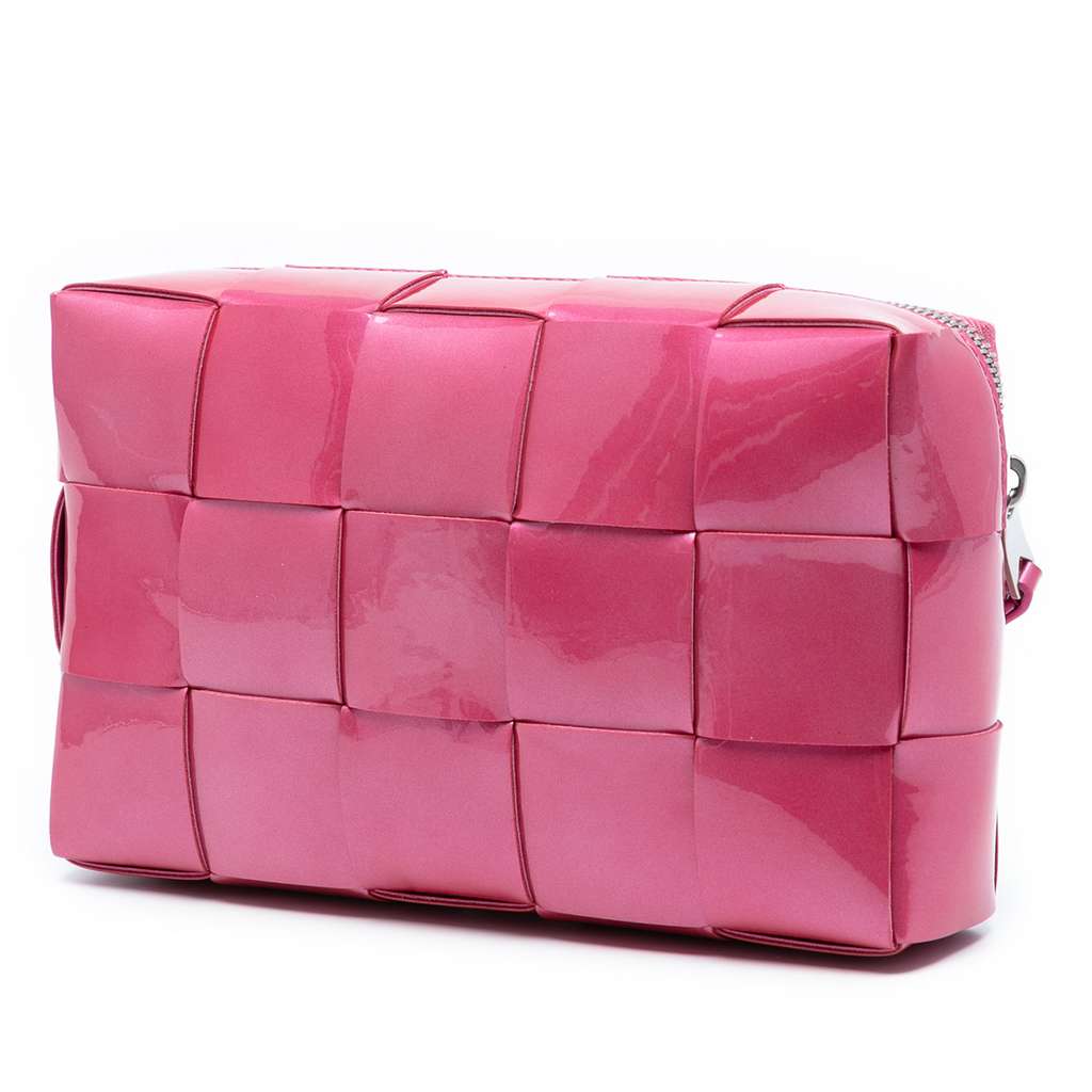 Bottega Veneta Patent Intrecciato Cassette Clutch - 2