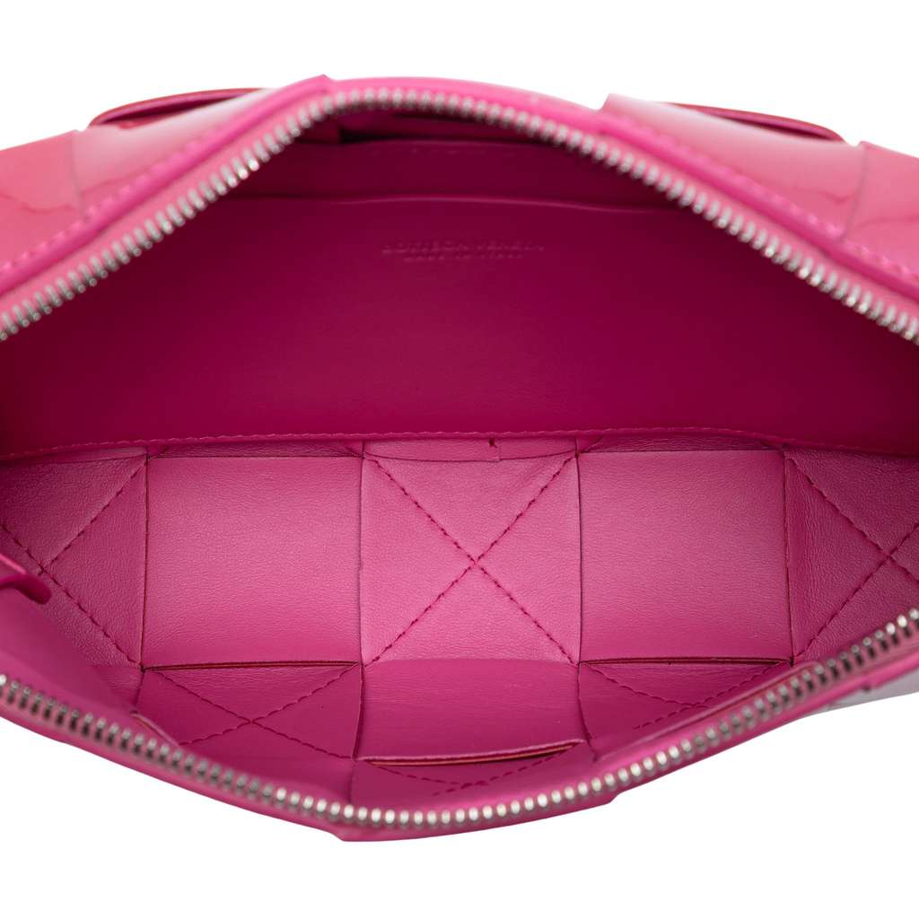 Bottega Veneta Patent Intrecciato Cassette Clutch - 4